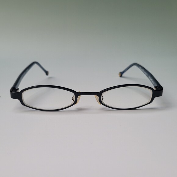 Spectacle Eyeworks SE-104 46-22 C190 Titanium Blue Eyewear frame N23 - Picture 7 of 11
